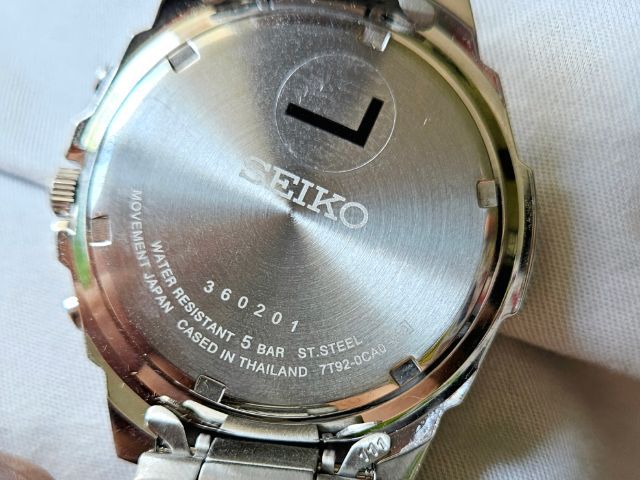 Seiko Chronograph 50M
 รูปที่ 9