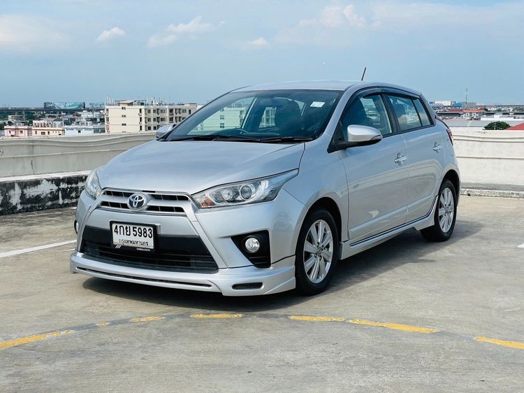 Toyota Yaris 2015 1.2 G Sedan เบนซิน ไม่ติดแก๊ส เกียร์อัตโนมัติ เทา