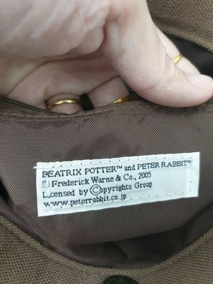 Bretrix potter and peter rabbit กระเป๋าผ้าทอกระต่าย สวยมาก  ขนาด 13นิ้ว 599฿ รูปที่ 7
