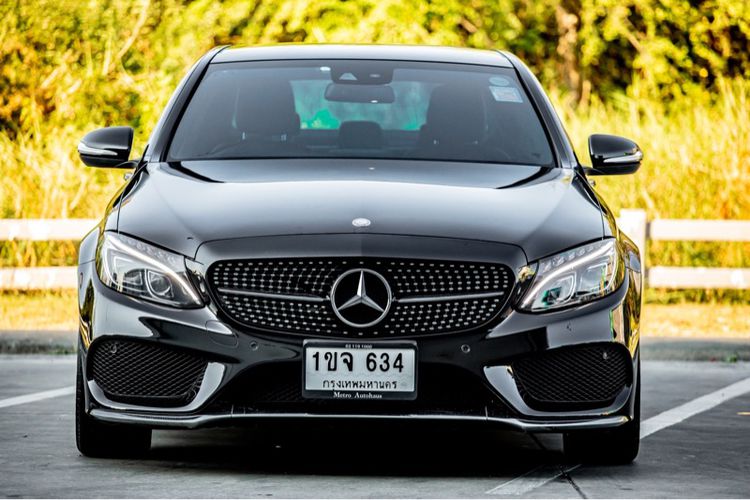 Mercedes-Benz C-Class 2015 Sedan ดีเซล ไม่ติดแก๊ส เกียร์อัตโนมัติ ดำ รูปที่ 2