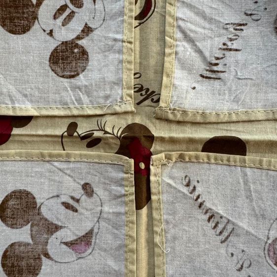 ผ้าเช็ดหน้ามิกกี้เมาส์ มินนี่เมาส์ Mickey Mouse Minnie Mouse Bandana รูปที่ 4