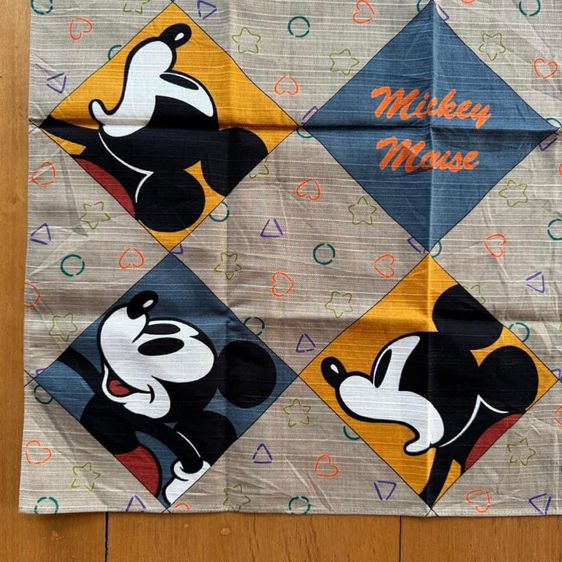 ผ้าเช็ดหน้ามิกกี้เมาส์ ลาย ญี่ปุ๊น ญี่ปุ่น ผ้าทอแบบญี่ปุ่น Mickey Mouse Bandana รูปที่ 2