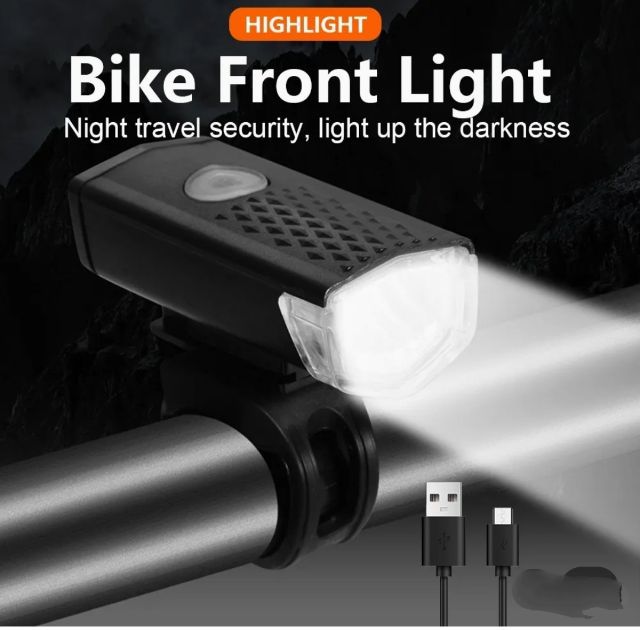 ไฟหน้าจักรยาน LED ( สินค้าใหม่มือ1) สีดำ มี 3 โหมด สว่างน้อย สว่างมาก แฟลช ชาร์จไฟ USB  ใช้ทนนาน รูปที่ 9