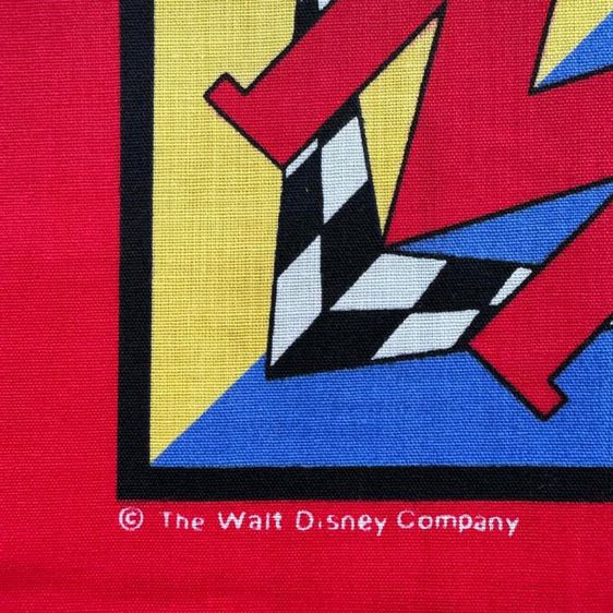 ผ้าเช็ดหน้ามิกกี้เมาส์ ลาย Football TOUCH DOWN The Walt Disney Company J.A WORONOWICZ S RIVER. N J Mickey Mouse Bandana รูปที่ 3
