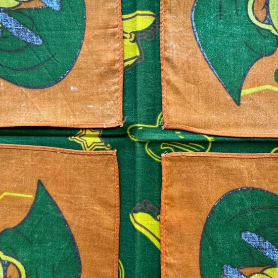 ผ้าเช็ดหน้ามิกกี้เมาส์ กูฟฟี่ ลายคาวบอย WESTERN COWBOY Tokyo Disneyland Mickey Mouse Goofy Dog Bandana รูปที่ 6