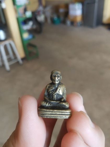 พระเนื้อทองเหลือง(พระรูปหล่อพระหลวงปู่ทวดไม่ทราบเกจิ)พระบ้านพระเครื่องรางของมงคล รูปที่ 3