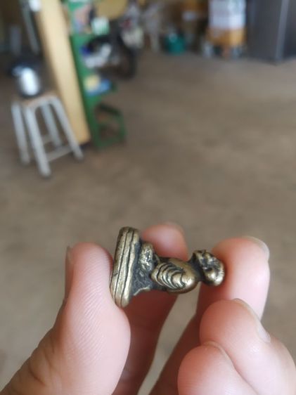 พระเนื้อทองเหลือง(พระรูปหล่อพระหลวงปู่ทวดไม่ทราบเกจิ)พระบ้านพระเครื่องรางของมงคล รูปที่ 12