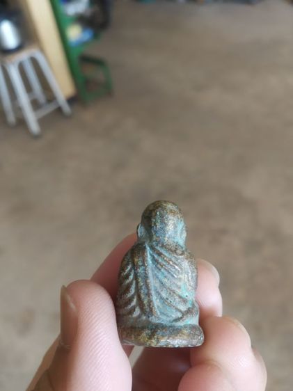 พระเนื้อทองเหลือง(พระรูปหล่อพระหลวงพ่อเงินไม่ทราบเกจิ(220201))พระบ้านพระเครื่องรางของมงคล รูปที่ 5