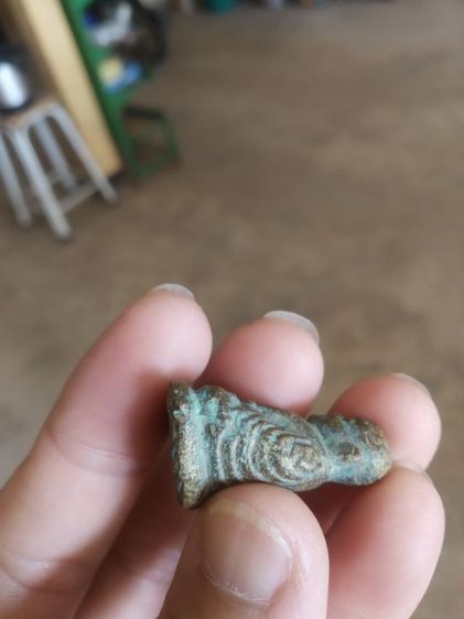 พระเนื้อทองเหลือง(พระรูปหล่อพระหลวงพ่อเงินไม่ทราบเกจิ(220201))พระบ้านพระเครื่องรางของมงคล รูปที่ 12