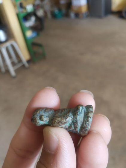 พระเนื้อทองเหลือง(พระรูปหล่อพระหลวงพ่อเงินไม่ทราบเกจิ(220201))พระบ้านพระเครื่องรางของมงคล รูปที่ 9