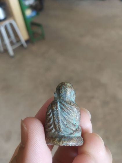 พระเนื้อทองเหลือง(พระรูปหล่อพระหลวงพ่อเงินไม่ทราบเกจิ(220201))พระบ้านพระเครื่องรางของมงคล รูปที่ 7