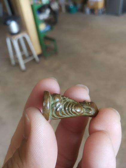 พระเนื้อทองเหลือง(พระรูปหล่อพระหลวงพ่อเงินไม่ทราบเกจิ(220202))พระบ้านพระเครื่องรางของมงคล รูปที่ 16