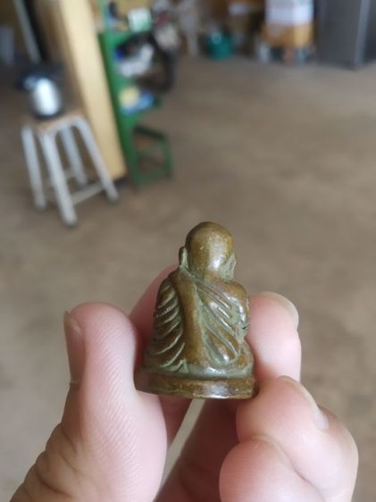 พระเนื้อทองเหลือง(พระรูปหล่อพระหลวงพ่อเงินไม่ทราบเกจิ(220202))พระบ้านพระเครื่องรางของมงคล รูปที่ 5