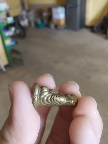 พระเนื้อทองเหลือง(พระรูปหล่อพระหลวงพ่อเงินไม่ทราบเกจิ(220203))พระบ้านพระเครื่องรางของมงคล รูปที่ 14