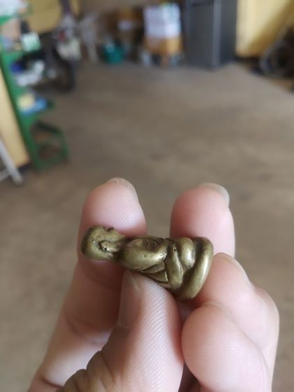 พระเนื้อทองเหลือง(พระรูปหล่อพระหลวงพ่อเงินไม่ทราบเกจิ(220203))พระบ้านพระเครื่องรางของมงคล รูปที่ 11