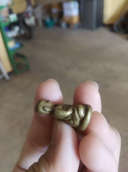 พระเนื้อทองเหลือง(พระรูปหล่อพระหลวงพ่อเงินไม่ทราบเกจิ(220203))พระบ้านพระเครื่องรางของมงคล รูปที่ 13