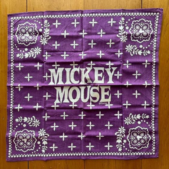 ผ้าพันคอ ผ้าเช็ดหน้ามิกกี้เมาส์ Disney Mickey Mouse Bandana