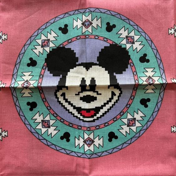 ผ้าเช็ดหน้ามิกกี้เมาส์ ลายชนเผ่า Mickey Mouse Bandana รูปที่ 2