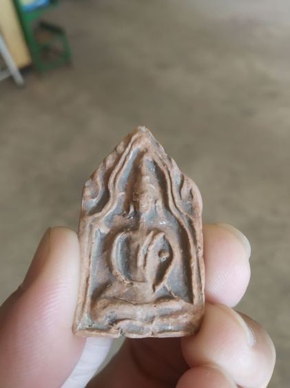 พระเนื้อดิน(พระขุนแผนหลังเรียบไม่ทราบเกจิ(170209))พระบ้านพระเครื่องรางของมงคล รูปที่ 3