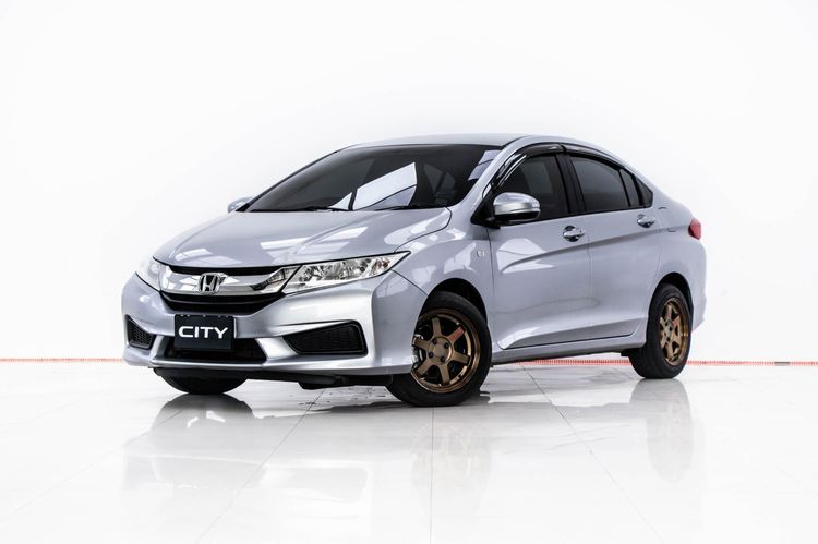 Honda City 2016 1.5 V Sedan เบนซิน ไม่ติดแก๊ส เกียร์อัตโนมัติ เทา รูปที่ 4