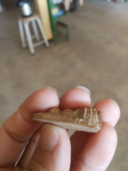 พระเนื้อดินพิมพ์กลาง(พระลือหน้ายักษ์หลังเรียบ(ไม่ทราบพระเกจิที่สร้าง)(ไม่ทราบที่มา))พระบ้านพระเครื่องรางของมงคล รูปที่ 14