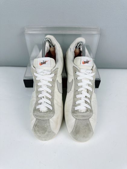 รองเท้า Nike Sz.12us46eu30cm รุ่นClassic Cortez Nylon Premium Trainers สีขาว สภาพสวยมาก ไม่ขาดซ่อม ใส่เที่ยวลำลองหล่อ รูปที่ 2