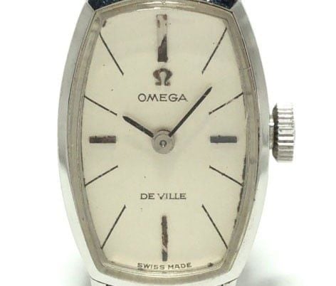 ขายนาฬิกาข้อมือ Omega devil 17 jewels ทรงรี 