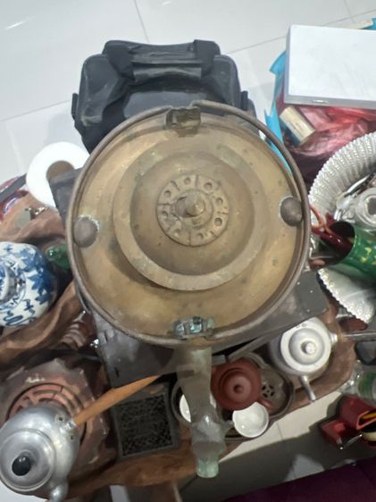 กานํ้าชาทองเหลืองโบราณ รูปที่ 3