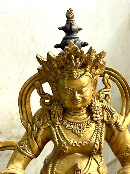 พระธิเบตทองเหลืองA7 รูปที่ 2