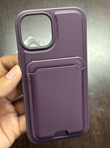 Case iPhone 15 สีม่วงเปลือกมังคุด รูปที่ 3