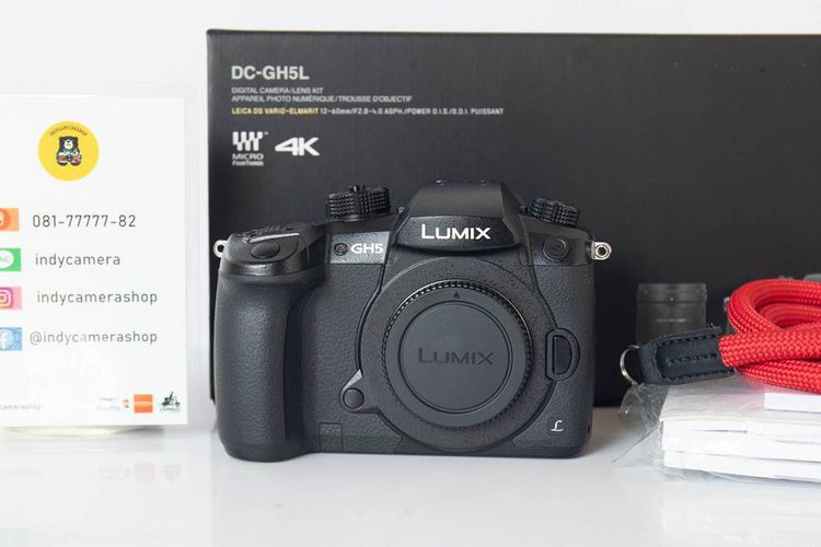 กล้องมิลเลอร์เลส ไม่กันน้ำ Panasonic Lumix DC-GH5 (V-Log) เครื่องศูนย์ สภาพสวย ใช้น้อย ชัตเตอร์ 4,693 ภาพ