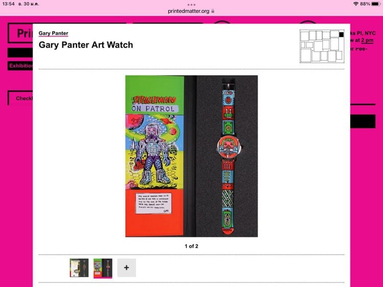 NUTS COLLECTION watch SPACEMAN ON PATROL by GARY PANTER  Limited edition  รูปที่ 14