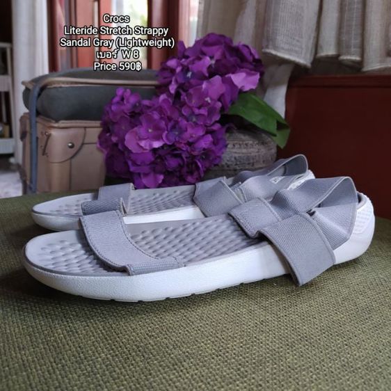 Crocs
Literide Stretch Strappy
Sandal Gray (Lightweight)
เบอร์  W 8
Price 590฿