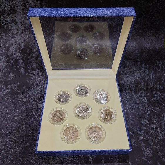 ชุดเหรียญที่ระลึก พระประจำวันเกิด 8 เหรียญ 8 วัน เนื้อคิวโปรนิเกิล บรรจุกล่องหนัง พร้อมใบรับรองจากกรมธนาร้กษ์ รูปที่ 2