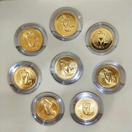 ชุดเหรียญที่ระลึก พระประจำวันเกิด 8 เหรียญ 8 วัน เนื้อคิวโปรนิเกิล ชุบทอง บรรจุกล่องหนัง พร้อมใบรับรองจากกรมธนาร้กษ์ รูปที่ 4