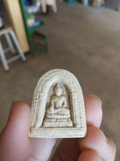 พระเนื้อผงผสมว่าน(พระพิมพ์พระสมเด็จไพรีพินาศหลังยันต์จันทร์เสี้ยว(วัดบวรนิเวศวิหาร)(จังหวัดกรุงเทพฯ))พระบ้านพระเครื่องรางของมงคลปี2530 รูปที่ 8