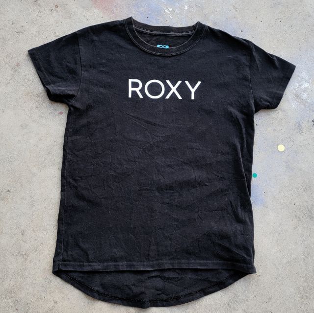 เสื้อทีเชิ้ต XS ดำ แขนสั้น ROXY T-shirt.