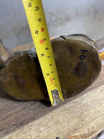 กาน้ำชา เด็กนอนบนหลังควายทองเหลือง รูปที่ 9