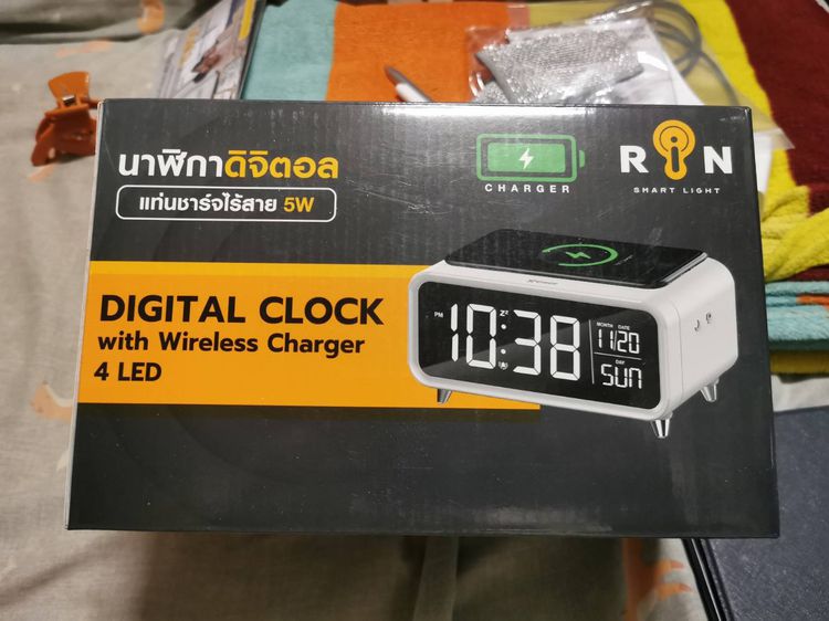 ราคาพิเศษ  นาฬิกาดิจิตอล LED RIN 215070402 สีขาว รูปที่ 2