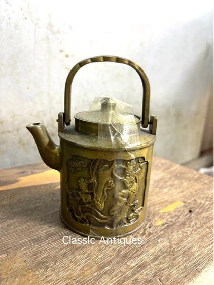 กาน้ำชา ทองเหลือง สะสม