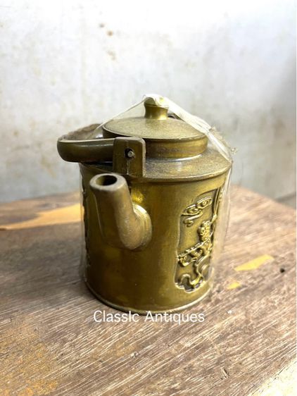 กาน้ำชา ทองเหลือง สะสม รูปที่ 2