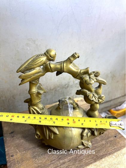 กาน้ำชา ข้อไผ่ทองเหลือง รูปที่ 12