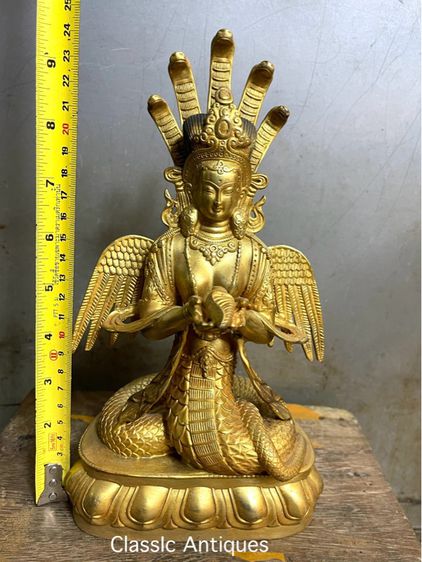 พระธิเบตทองเหลืองA8 รูปที่ 9