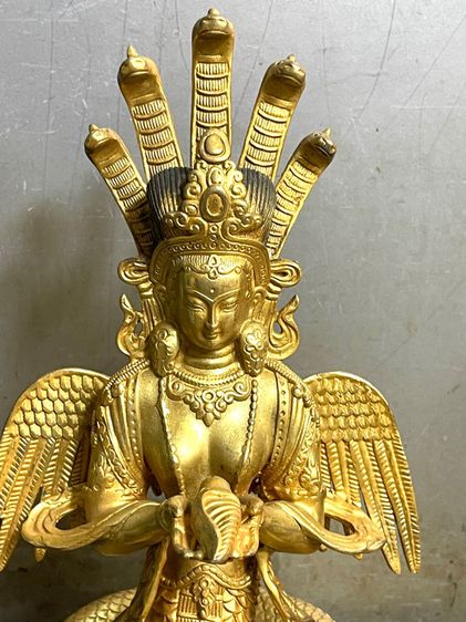 พระธิเบตทองเหลืองA8 รูปที่ 2