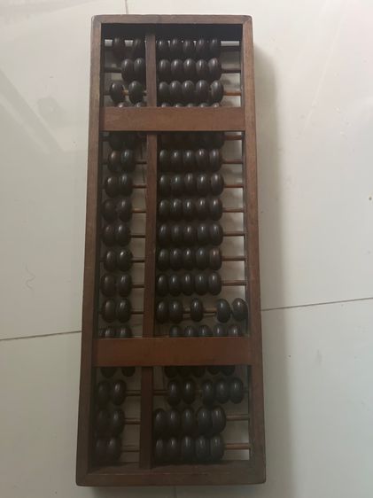 ลูกคิดไม้โบราณ รูปที่ 2