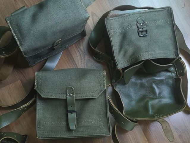 French Army Canvas 
กระเป๋าทหารฝรั่งเศส งานวินเทจ ปีเก่า 1960  รูปที่ 2