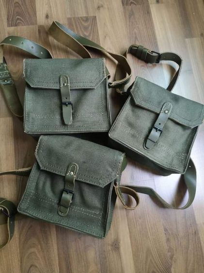 French Army Canvas 
กระเป๋าทหารฝรั่งเศส งานวินเทจ ปีเก่า 1960  รูปที่ 3