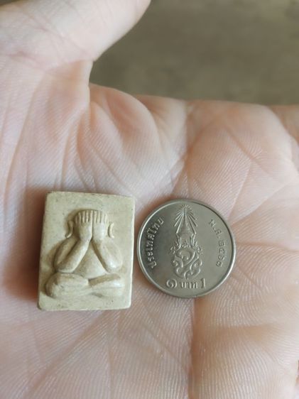 พระเนื้อผงผสมว่านพิมพ์เล็ก(พระผงพระปิดตาวัดตะโกสูง(เนื้อออกสีเหลืองอ่อนๆ)(จังหวัดนครปฐม))พระบ้านพระเครื่องรางของมงคล รูปที่ 7