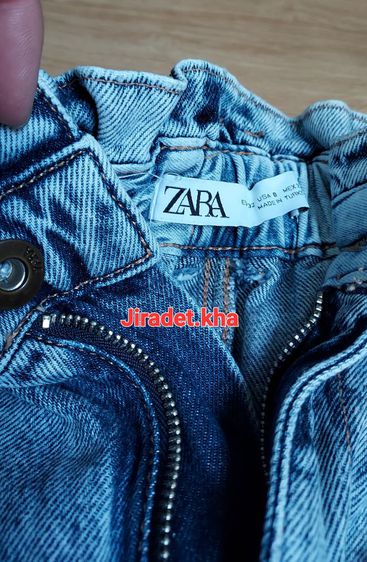 กางเกงยีนส์แบรนด์ ZARA  ขนาดเอว 26 นิ้ว ความยาวกางเกง 36 นิ้ว ปลายขากว้าง 6 นิ้ว สินค้าใหม่ สินค้าคัดมาจากโกดังสินค้าญี่ปุ่น (Original) รูปที่ 3
