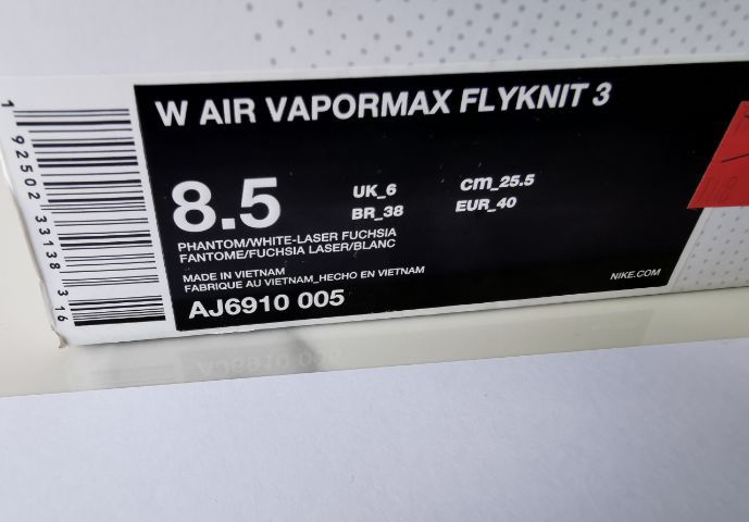 W Air Vapormax Flyknit3​ มือสองสภาพดี​  รูปที่ 4
